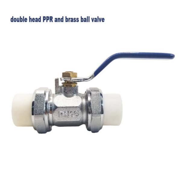 brass and ppr ball valve