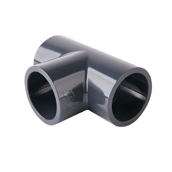 upvc pressure pipe fittings pvc equal tee 1/2-24 inch wholesale