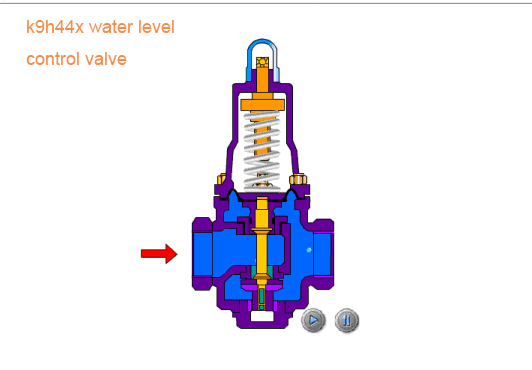 water level control valve k9h44x working principle